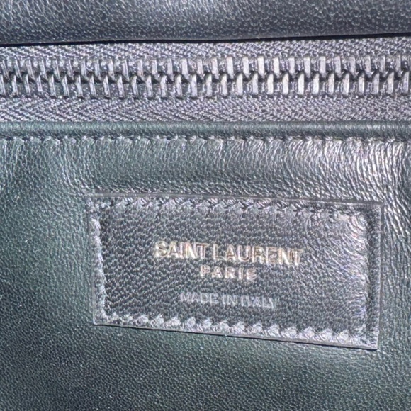 Saint Laurent Black Quilted Leather Tote Bag - Picture 8 of 10